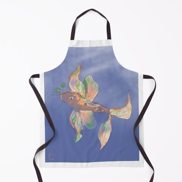 Item preview, Flying Koi Fish designed and sold by EllieTaylorArt.