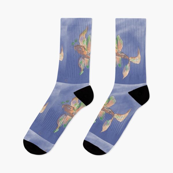 Item preview, Flying Koi Fish designed and sold by EllieTaylorArt.