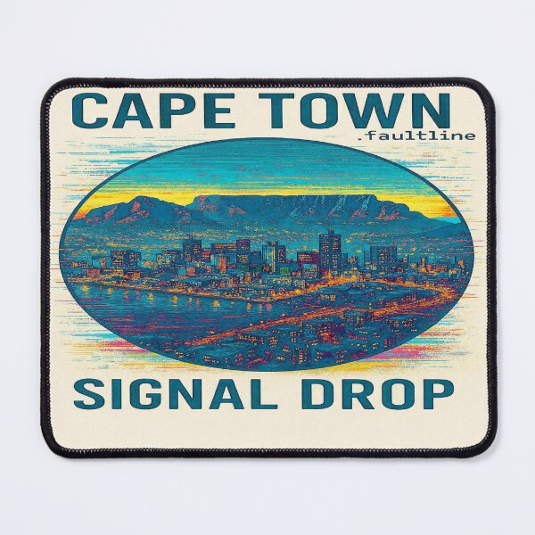 Item preview, CAPE TOWN.faultline // PIXEL DISRUPTION AT THE MOUNTAIN BASE designed and sold by VitalCostaRica.