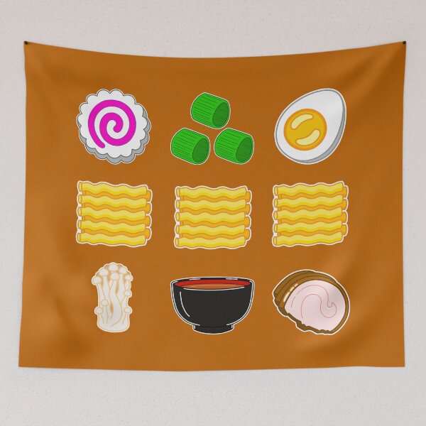 Item preview, Ramen Inventory (Broth Brown) (Ramen Icons) designed and sold by umami-dearest.