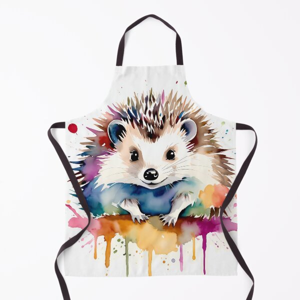 Item preview, Watercolor Hedgehog in Splash of Paint Cute  designed and sold by Moonde04.