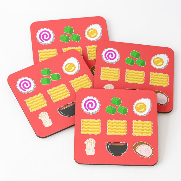 Item preview, Ramen Inventory (Roe Red) (Ramen Icons) designed and sold by umami-dearest.