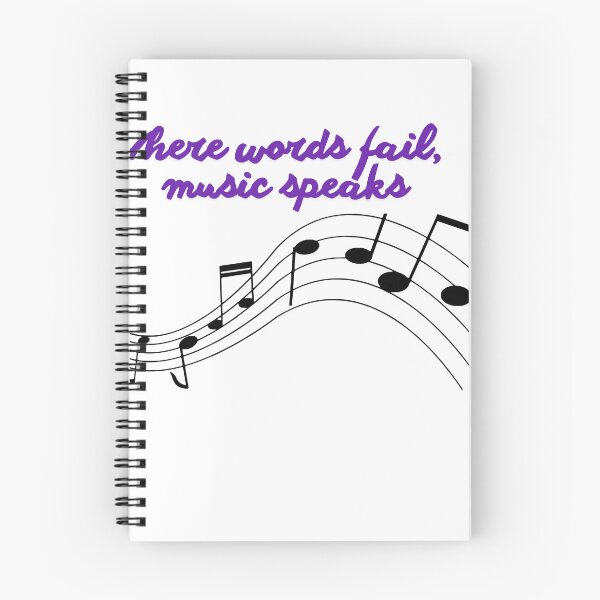 Artikelvorschau, Wo Worte versagen, spricht die Musik – Inspirierendes Musikzitat entworfen und verkauft von ShumLab.