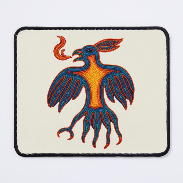 Item preview, Bird of Fire and Sacred Vision | Huichol Art designed and sold by CreandoLuzPDLL.