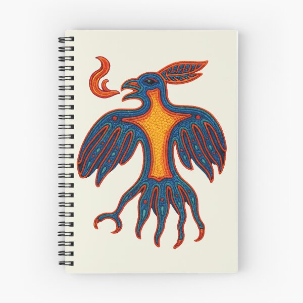 Item preview, Bird of Fire and Sacred Vision | Huichol Art designed and sold by CreandoLuzPDLL.