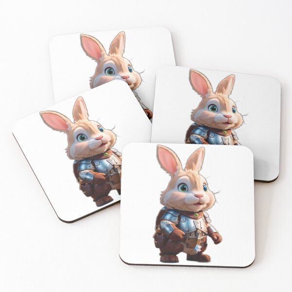 Item preview, Warrior Rabbit – Cute Fantasy Hero designed and sold by Dragon-Pixel.