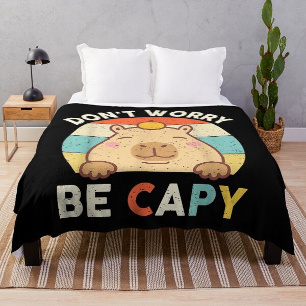 Item preview, Vintage Rodent Capybara Dont Be Worry Be Cappy Funny Saying designed and sold by BASKF.