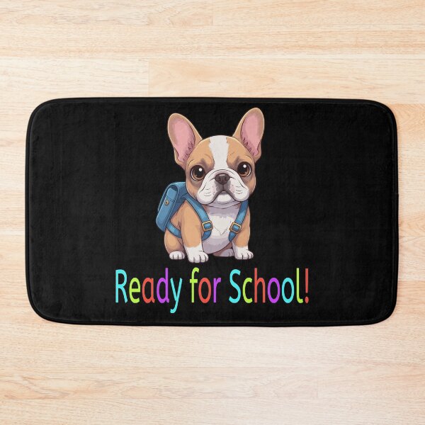 Item preview, Ready for School Cute Frenchie Puppy – Back to School designed and sold by The Real Life Symphony.