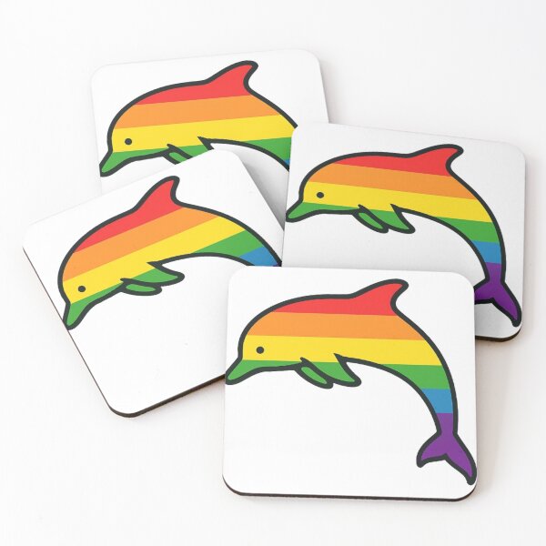 Item preview, Rainbow Queer Dolphin designed and sold by StateofQueer.