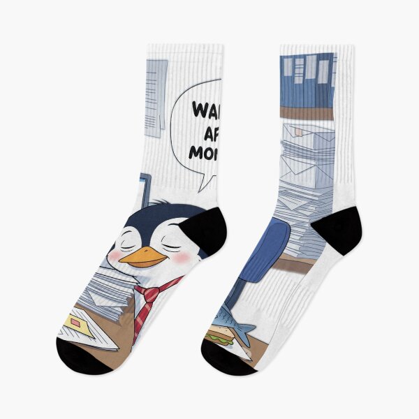 Item preview, Sleepy Office Penguin – “Wake Me After Monday” designed and sold by HopaHope.
