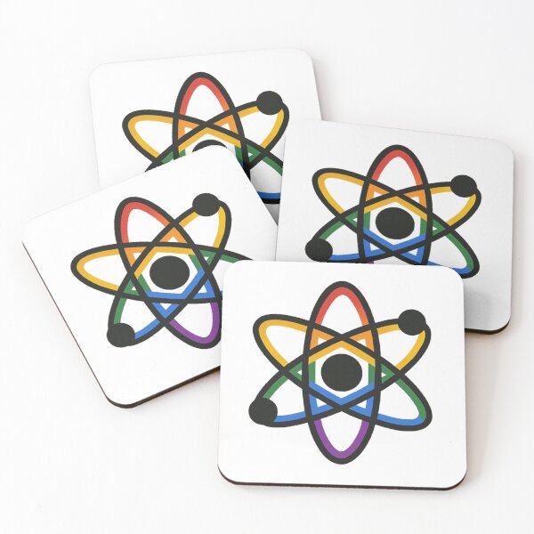 Item preview, Rainbow Queer Atom designed and sold by StateofQueer.