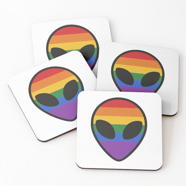 Item preview, Rainbow Queer Alien  designed and sold by StateofQueer.