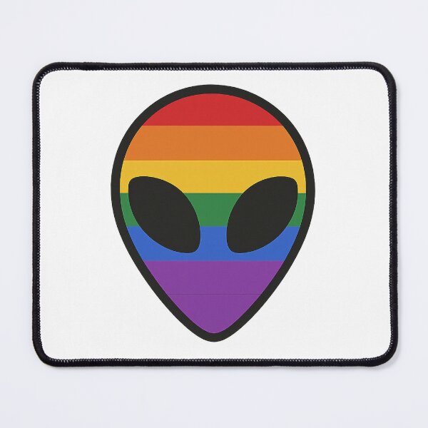 Item preview, Rainbow Queer Alien  designed and sold by StateofQueer.