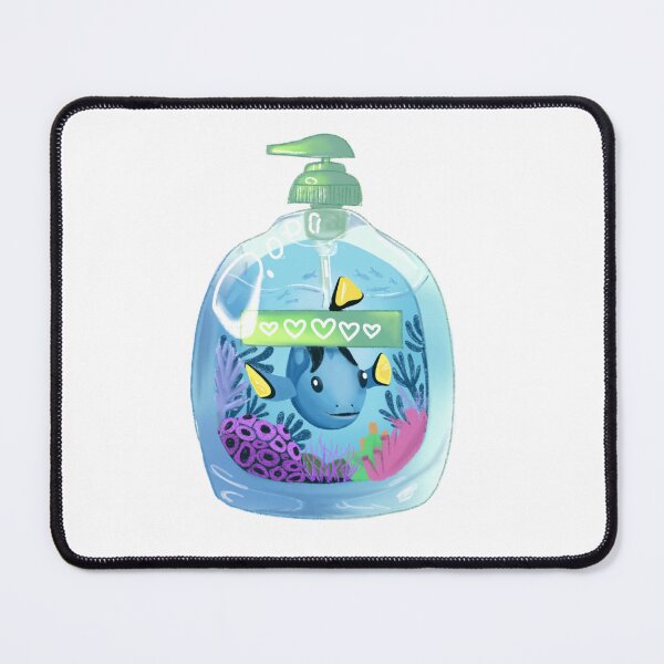Item preview, Frutiger Aero Blue Tang Aquarium Soap Kawaii Illustration designed and sold by casserolestan.