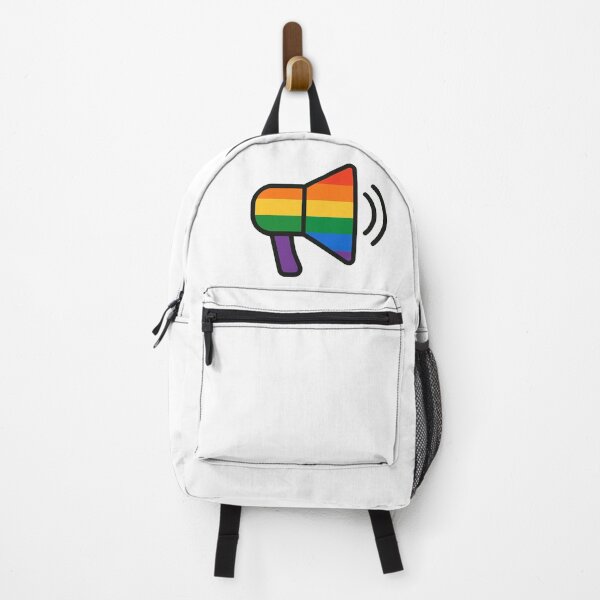 Item preview, Rainbow Queer Megaphone designed and sold by StateofQueer.