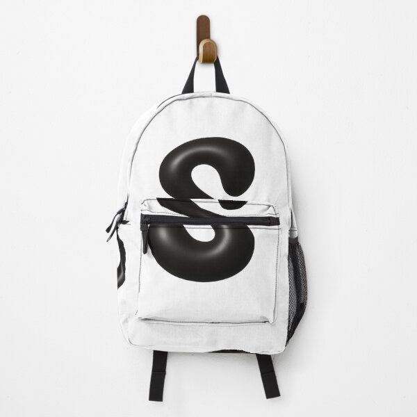 Item preview, Glossy Black Blob Letter S 3D Typography Art designed and sold by uncoXab.