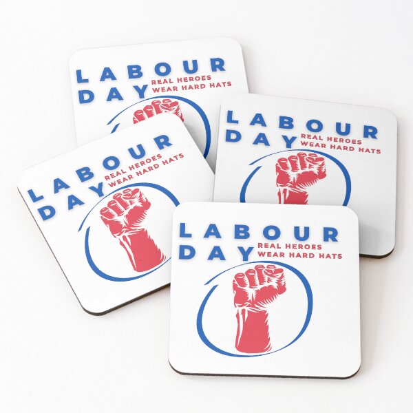 Item preview, Labour Day – Real Heroes Wear Hard Hats designed and sold by Vivaro.