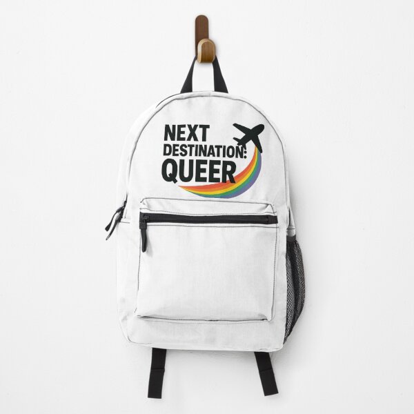 Item preview, NEXT DESTINATION: QUEER – Rainbow Travel Pride Design designed and sold by StateofQueer.
