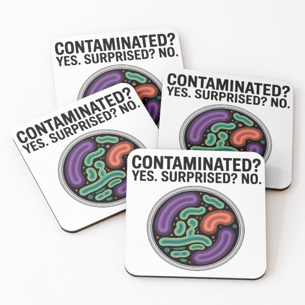 Item preview, Contaminated? yes, surprised? No, funny microbiology designed and sold by NoetherSym.