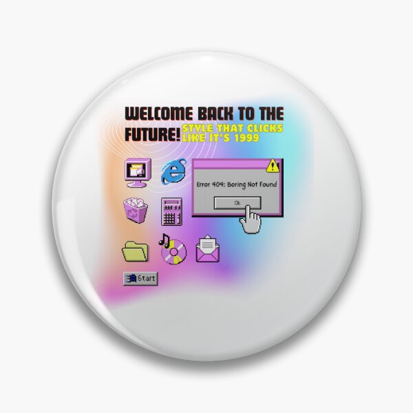 Item preview, Y2K Click Here Retro Desktop Aesthetic Tee designed and sold by Vivaro.
