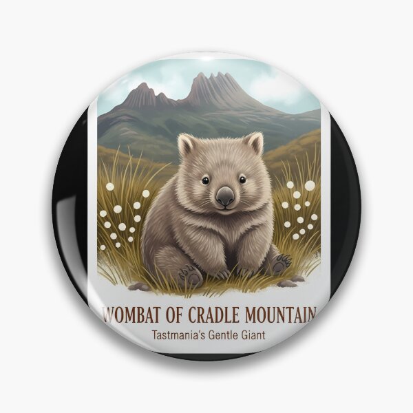 Item preview, Tasmania's Gentle Giant: A Cute and Heartwarming Wombat Art designed and sold by Digital Dreams Arts.