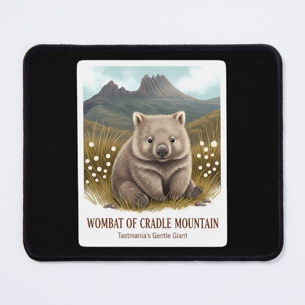 Item preview, Tasmania's Gentle Giant: A Cute and Heartwarming Wombat Art designed and sold by Digital Dreams Arts.