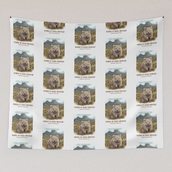 Item preview, Tasmania's Gentle Giant: A Cute and Heartwarming Wombat Art designed and sold by Digital Dreams Arts.