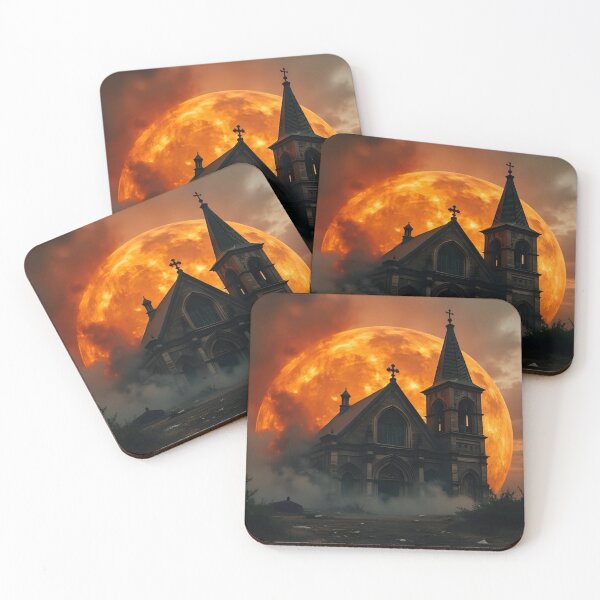 Item preview, Desolate church, apocalyptic setting. designed and sold by Extintos.