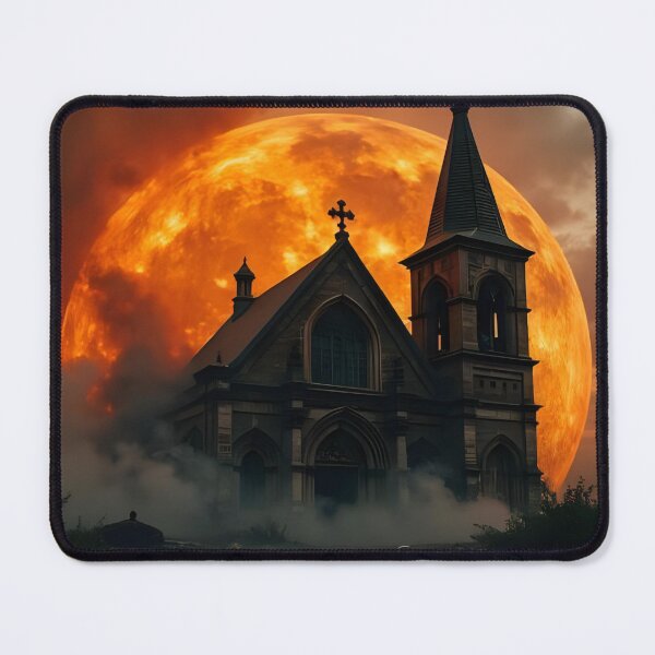 Item preview, Desolate church, apocalyptic setting. designed and sold by Extintos.