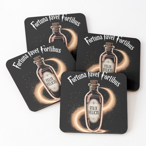 Item preview, Fortuna favet fortibus Felix Felicis fantasy potion designed and sold by jbfart.