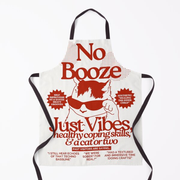 Item preview, Sober Raver Cat Cool & Clean Welcome Sign designed and sold by studio nomnou.