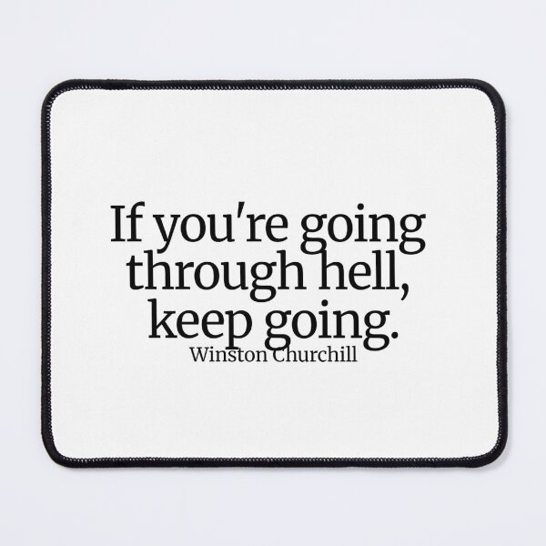 Item preview, Winston Churchill Quote designed and sold by CharmStudio.