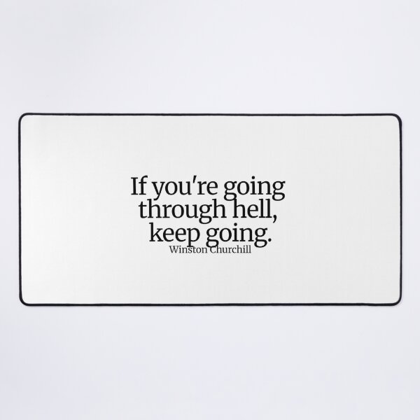 Item preview, Winston Churchill Quote designed and sold by CharmStudio.