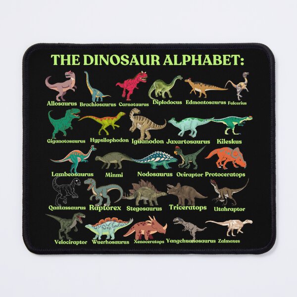 Item preview, The Dinosaurs Alphabet, dinosaurs, paleontology and science designed and sold by NoetherSym.