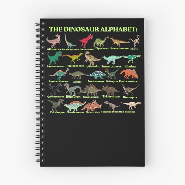 Item preview, The Dinosaurs Alphabet, dinosaurs, paleontology and science designed and sold by NoetherSym.