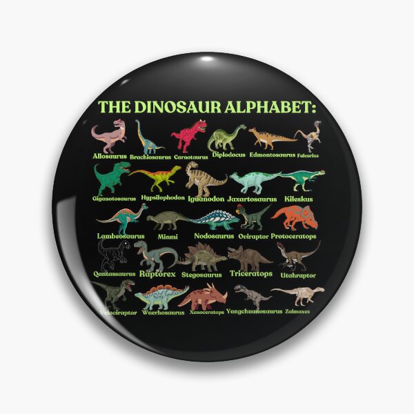 Item preview, The Dinosaurs Alphabet, dinosaurs, paleontology and science designed and sold by NoetherSym.