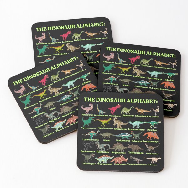 Item preview, The Dinosaurs Alphabet, dinosaurs, paleontology and science designed and sold by NoetherSym.