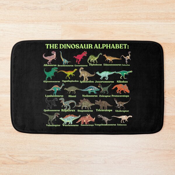 Item preview, The Dinosaurs Alphabet, dinosaurs, paleontology and science designed and sold by NoetherSym.