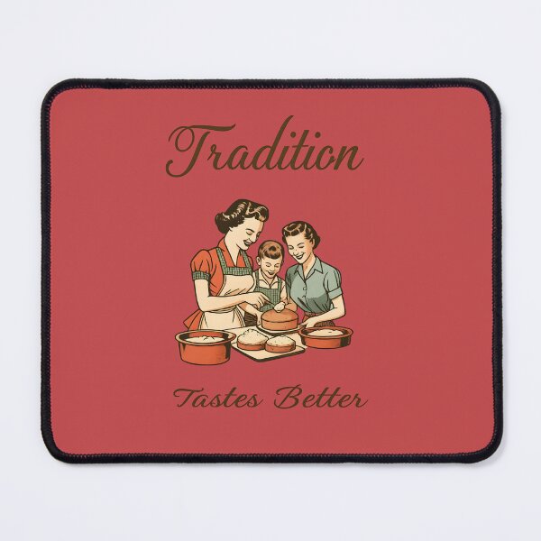 Item preview, Tradition Tastes Better - Vintage Holiday Tee designed and sold by Uglyandcute.