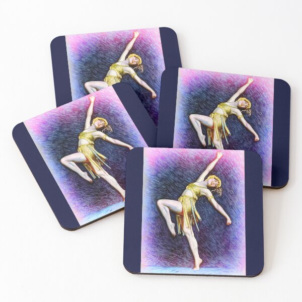 Item preview, Colourful exotic dancer impresionist painting designed and sold by stevepaint.