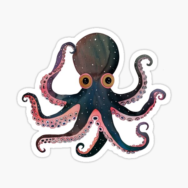 Item preview, Octopus Art,Octopus Drawing designed and sold by xiao xuans.
