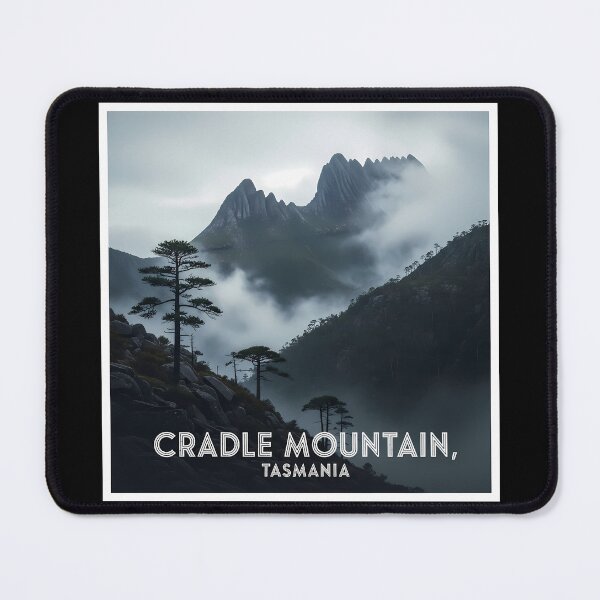 Item preview, Moody Cradle Mountain: An Atmospheric and Dramatic Painting designed and sold by Digital Dreams Arts.