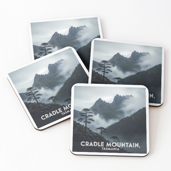 Item preview, Moody Cradle Mountain: An Atmospheric and Dramatic Painting designed and sold by Digital Dreams Arts.