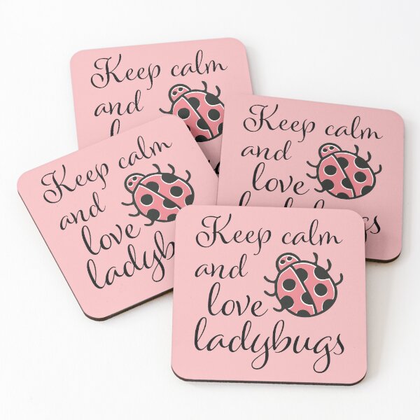 Item preview, Keep calm and love ladybugs designed and sold by NataliaVVV.
