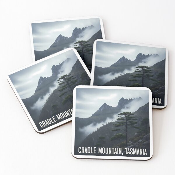 Item preview, Moody Cradle Mountain: A Wild and Powerful Artwork designed and sold by Digital Dreams Arts.