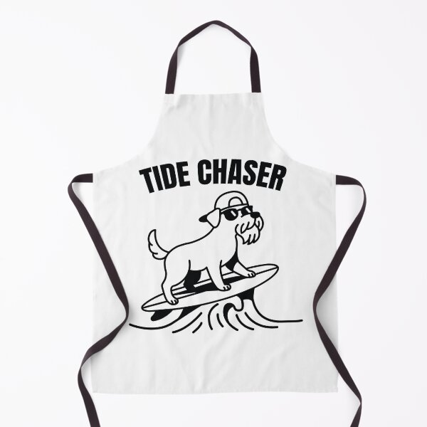 Item preview, Surf’s Pup - Cool Dog Schnauzer Catching Waves designed and sold by CurlyDude.