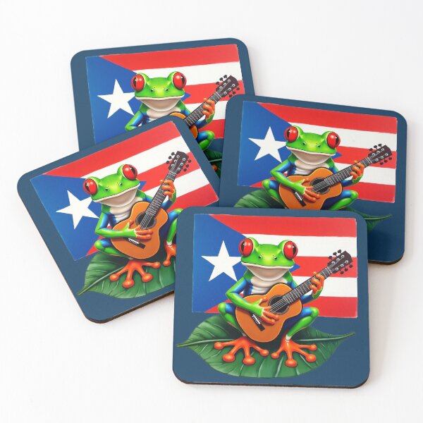 Item preview, Puerto Rico Culture Frog, Gift, Funny designed and sold by ChearshiPrints.
