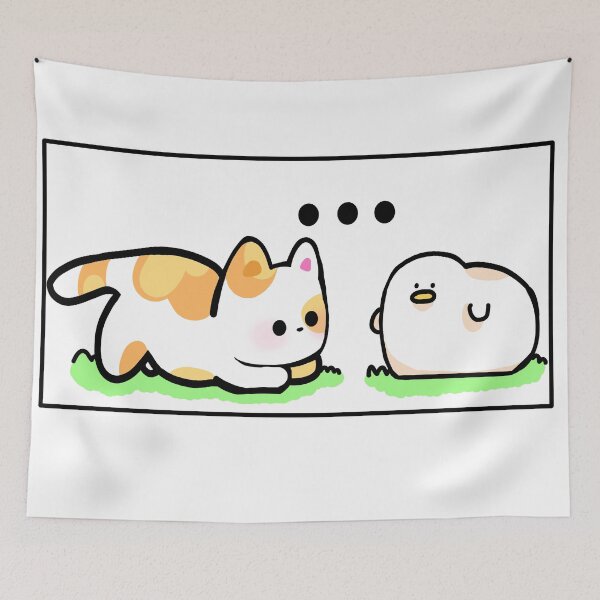 Item preview, cat and ducky designed and sold by Miu0.