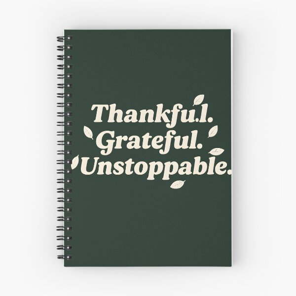 Item preview, Thankful. Grateful. Unstoppable. - Motivational Fall designed and sold by Uglyandcute.