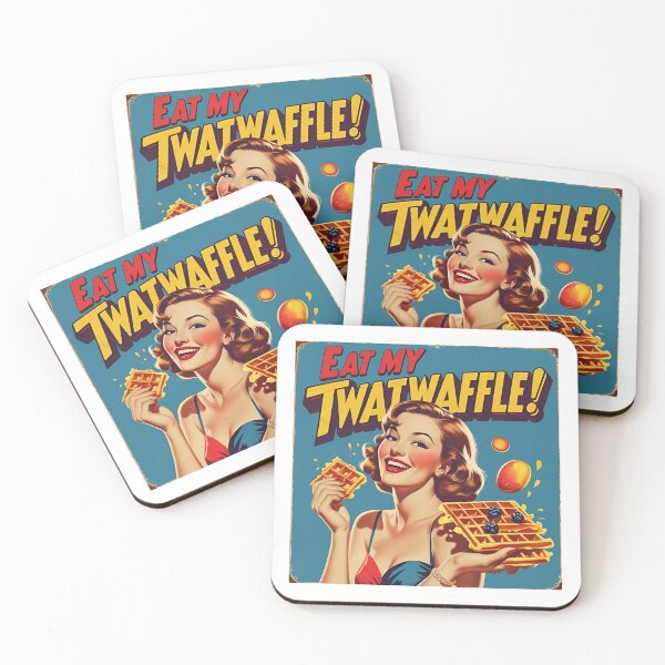 Item preview,  Eat my twatwaffle designed and sold by NicMacTees.